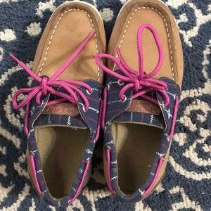 Sperry Top Siders Girls Intrepid Size 1.5 M